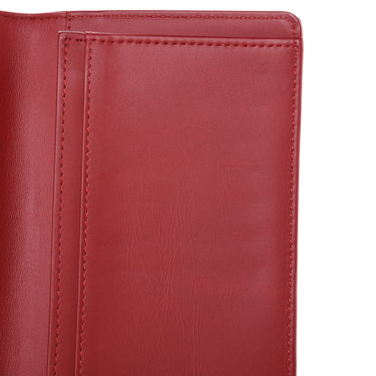 Chanel Patent Quilted Brilliant Yen Wallet Red 9 of 9