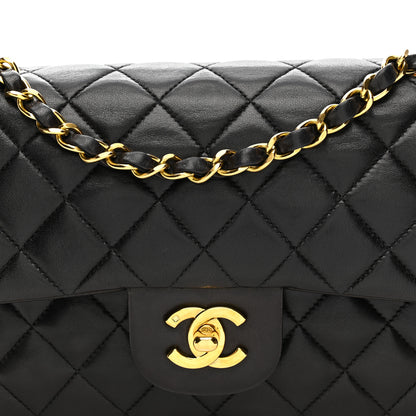Chanel Lambskin Quilted Small Double Flap Black 9 of 16