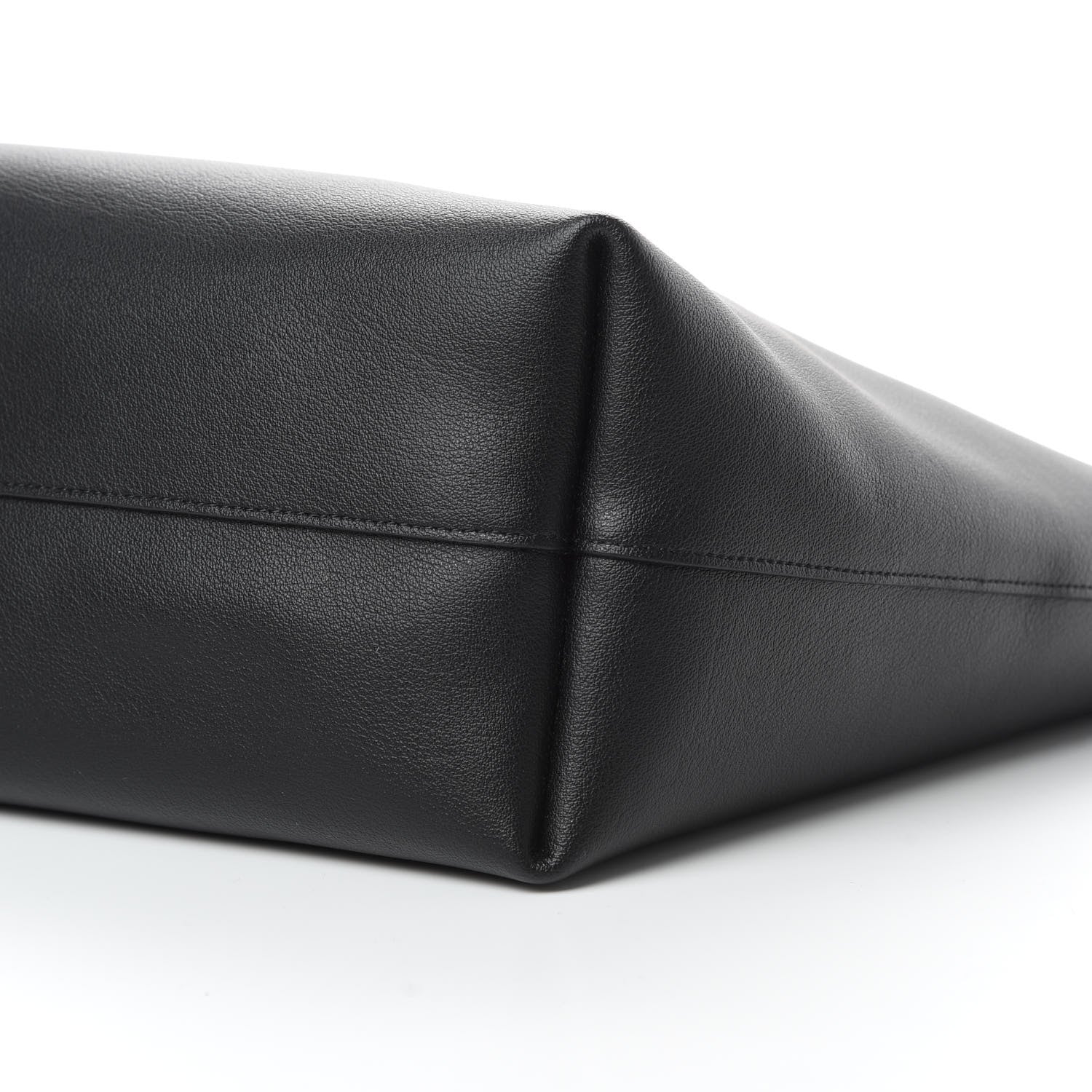 Saint Laurent Calfskin Large Shopping Tote Black 11 of 11