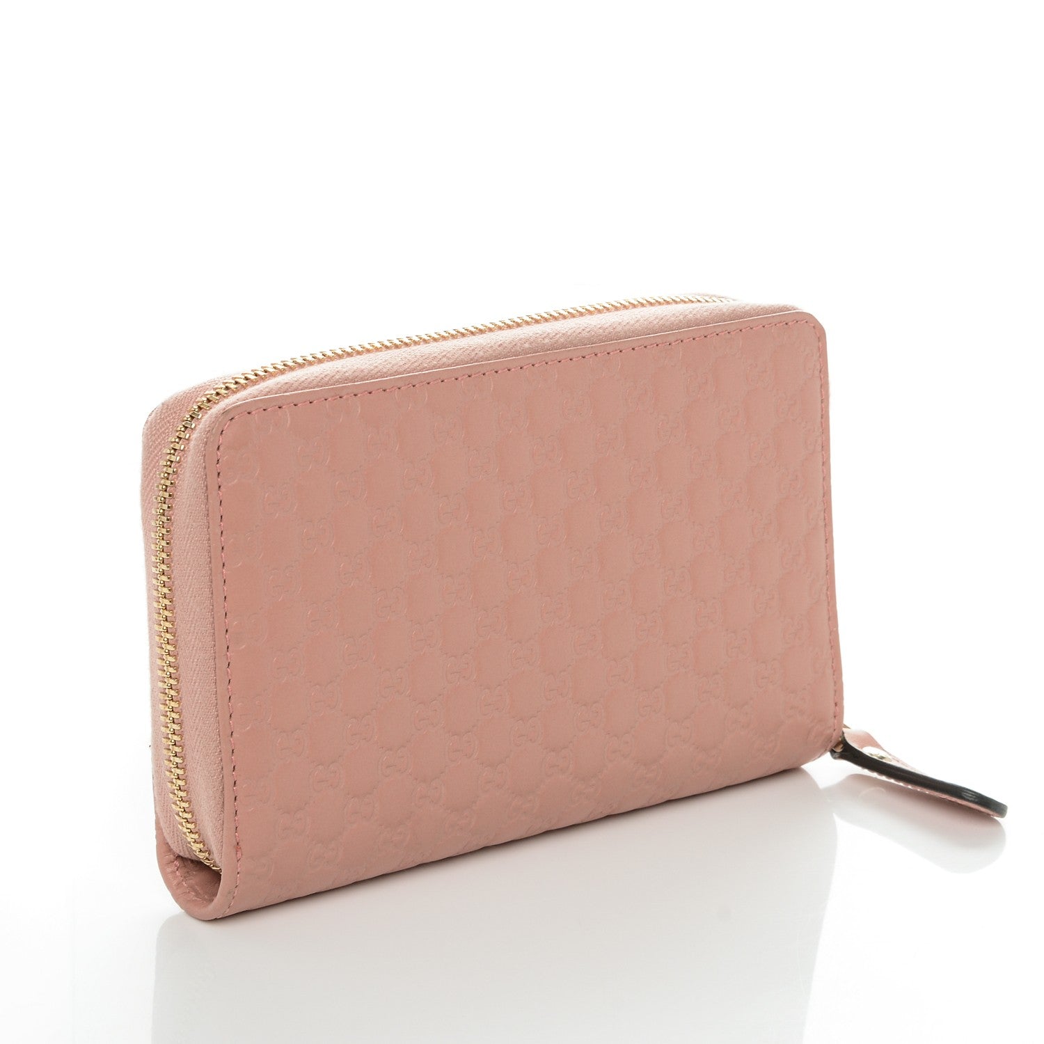 Gucci Soft Microguccissima Zip Around Organizer Wallet Soft Pink 3 of 6