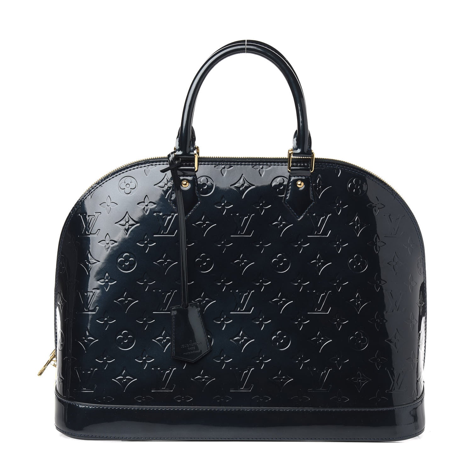 Louis Vuitton Vernis Alma GM Blue Infini 2 of 8