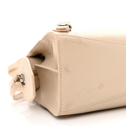 Balenciaga Grained Calfskin Neo Classic Silver Hardware Mini City Cream 9 of 11