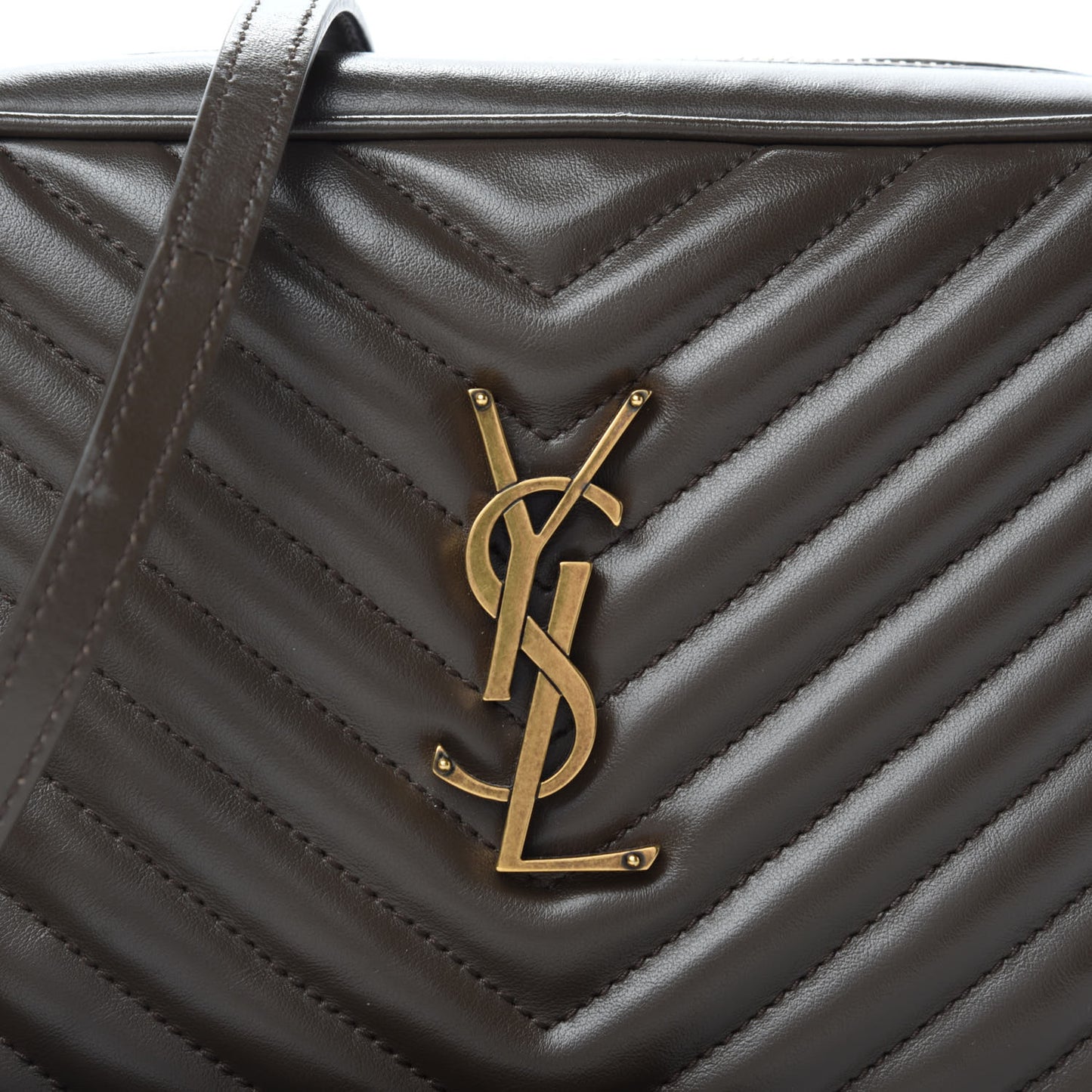 Calfskin Matelasse Monogram Lou Camera Bag Faggio