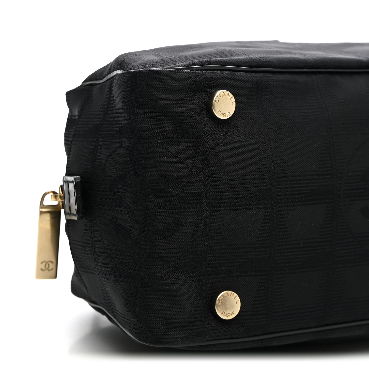 Chanel Nylon Travel Bowler Black 8 of 9