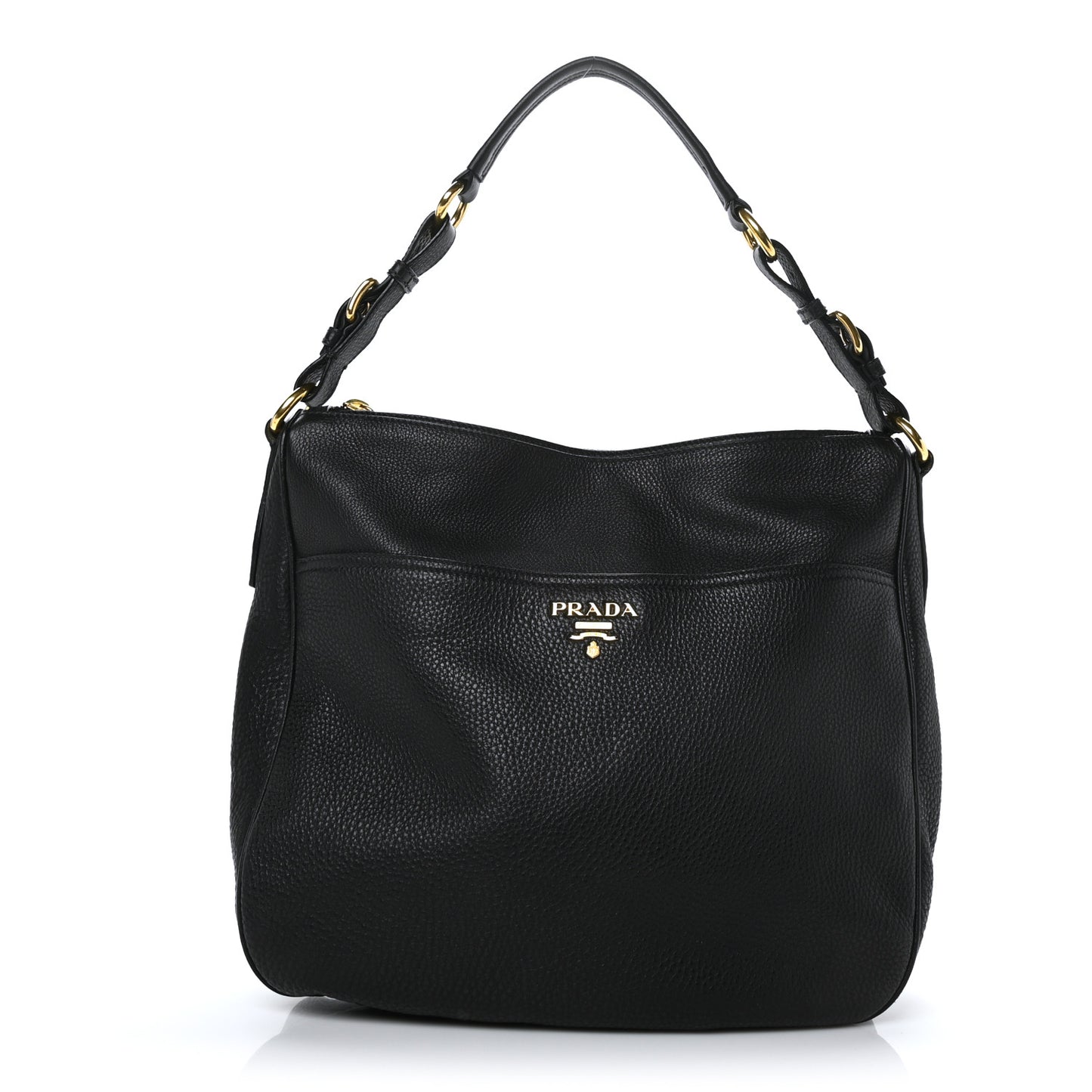 Vitello Daino Sacca Hobo Black