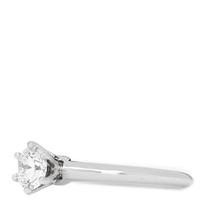Tiffany Platinum Diamond .46ct Solitaire Engagement Ring 46 3.75 3 of 8