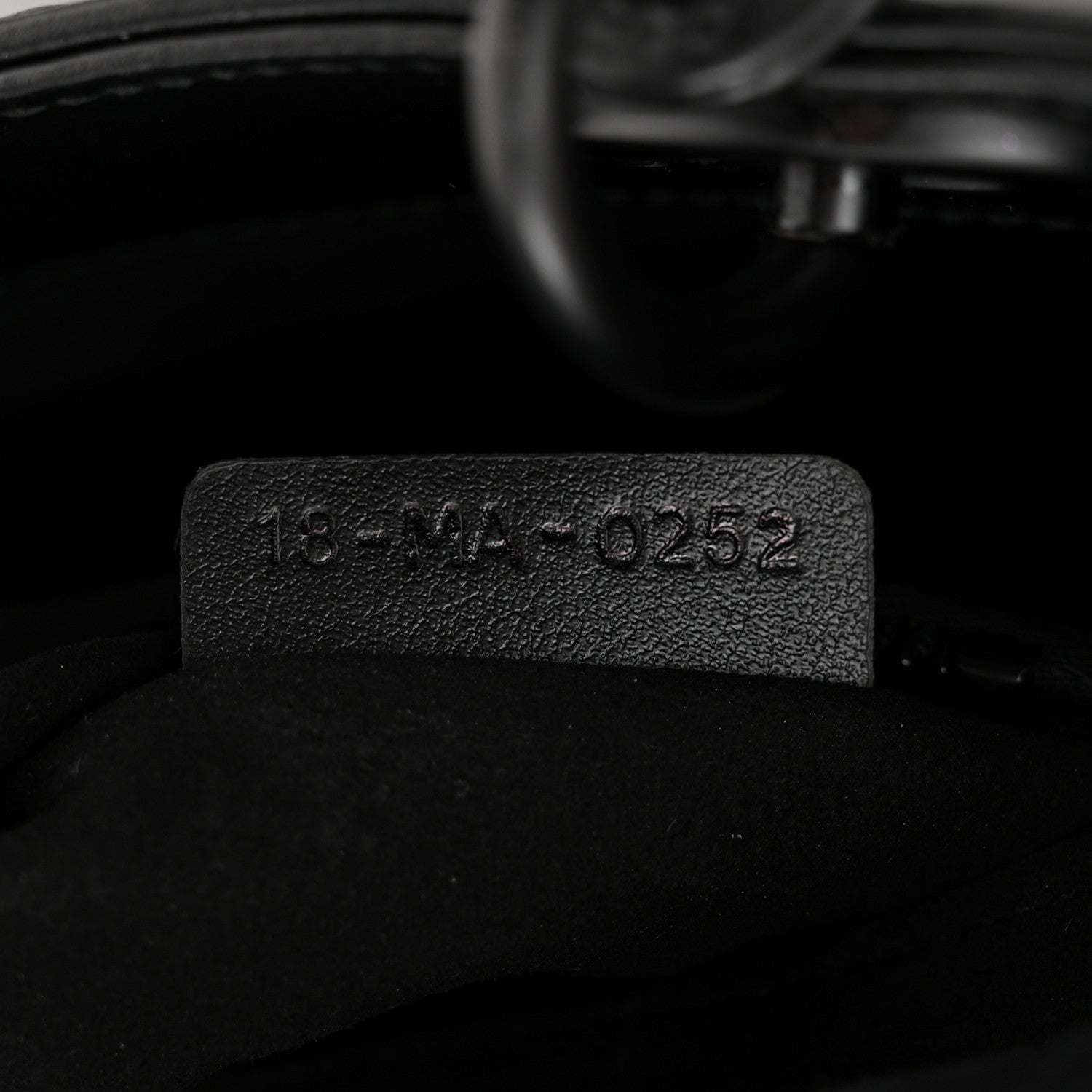 Christian Dior Calfskin Diamond Cannage Mini Lady Dior Black 7 of 12