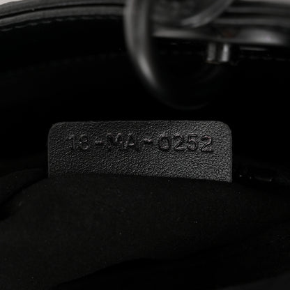 Christian Dior Calfskin Diamond Cannage Mini Lady Dior Black 7 of 12