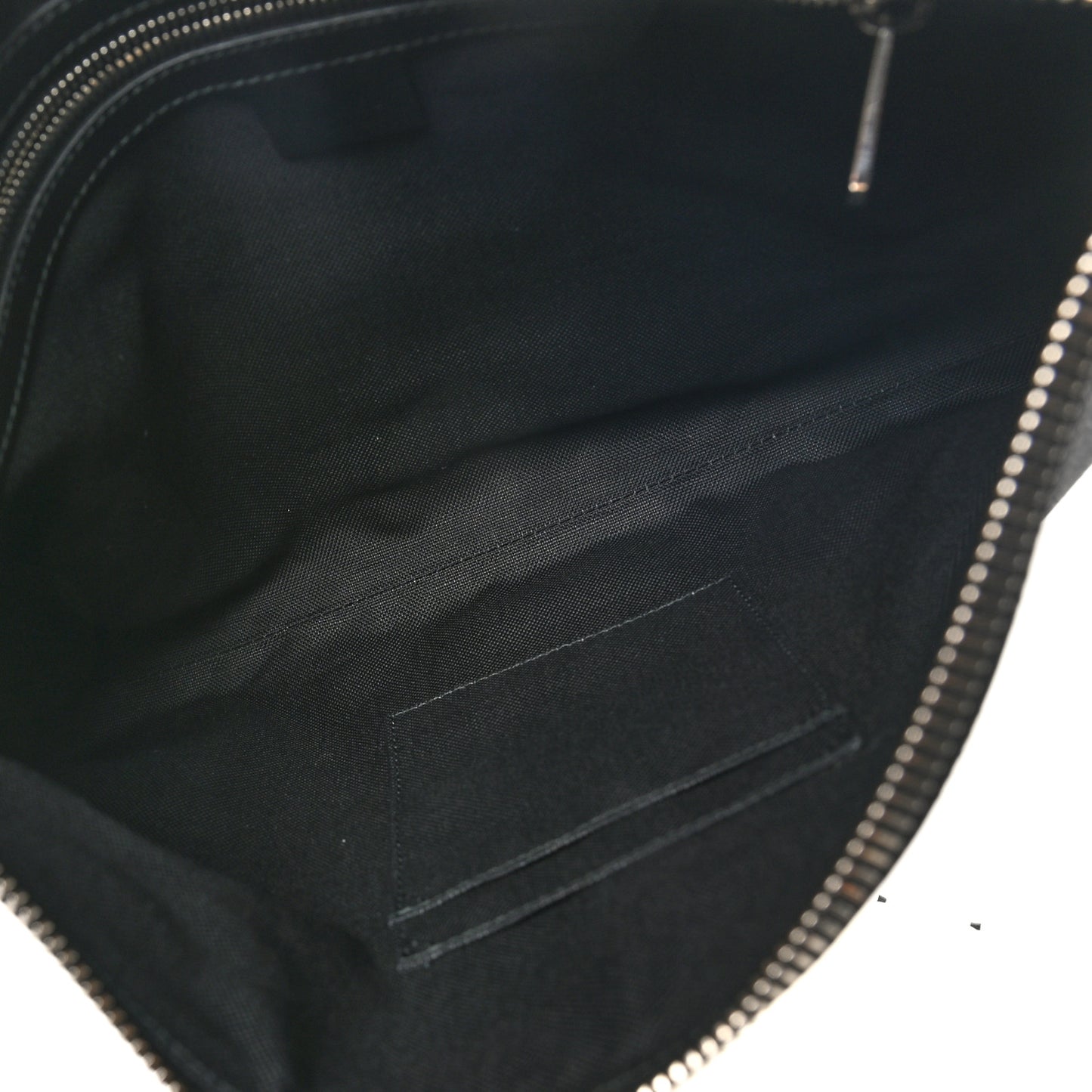 Soft GG Supreme Monogram Appia Calfskin Web East West Messenger Bag Black Grey