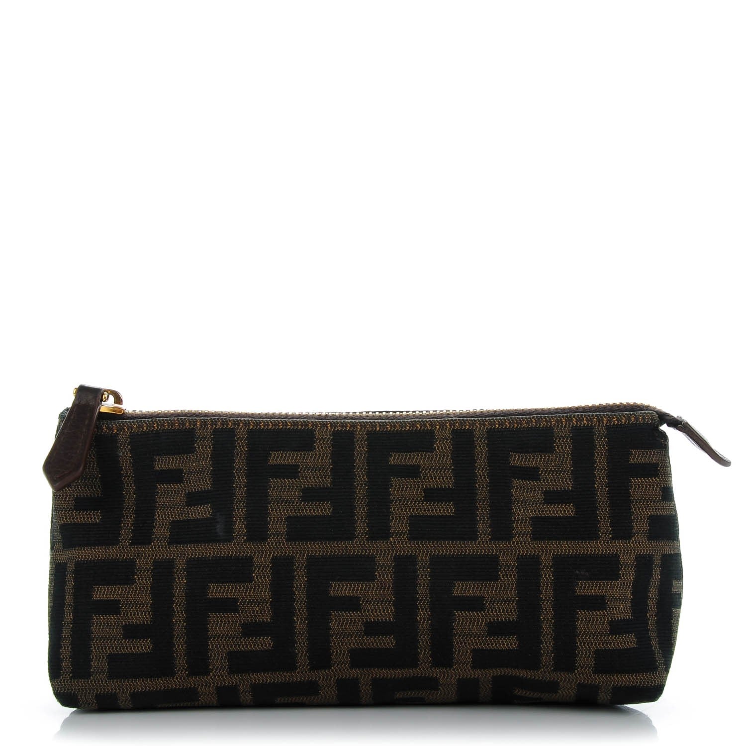 Fendi Zucca Cosmetic Pouch Tobacco 1 of 9
