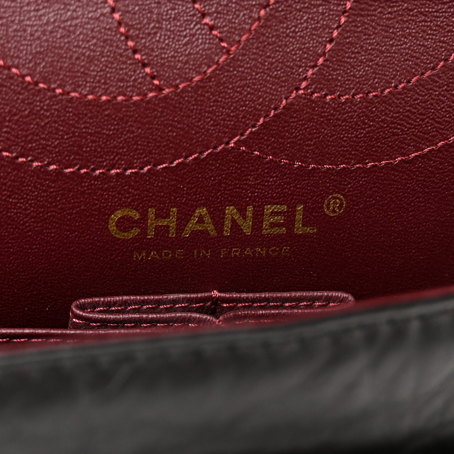 Aged Calfskin Quilted 2.55 Reissue 226 Flap Black