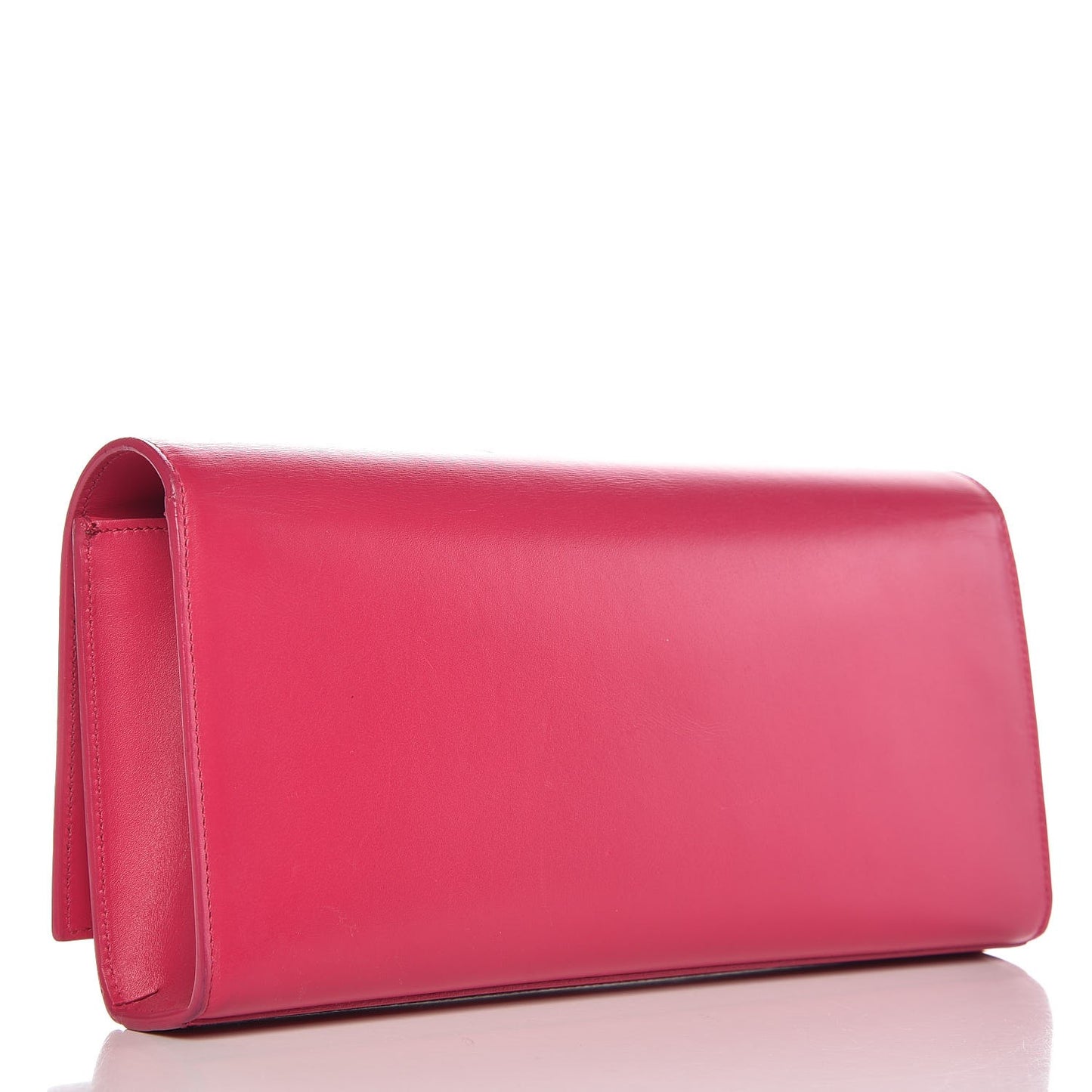 Calfskin Classic Monogram Clutch Bubblegum