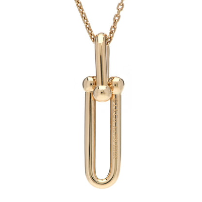 Tiffany 18K Yellow Gold HardWear Link Pendant Necklace 4 of 7