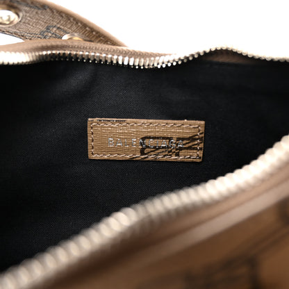 Balenciaga Coated Canvas BB Monogram Le Cagole Shoulder Bag XS Beige Brown 6 of 9