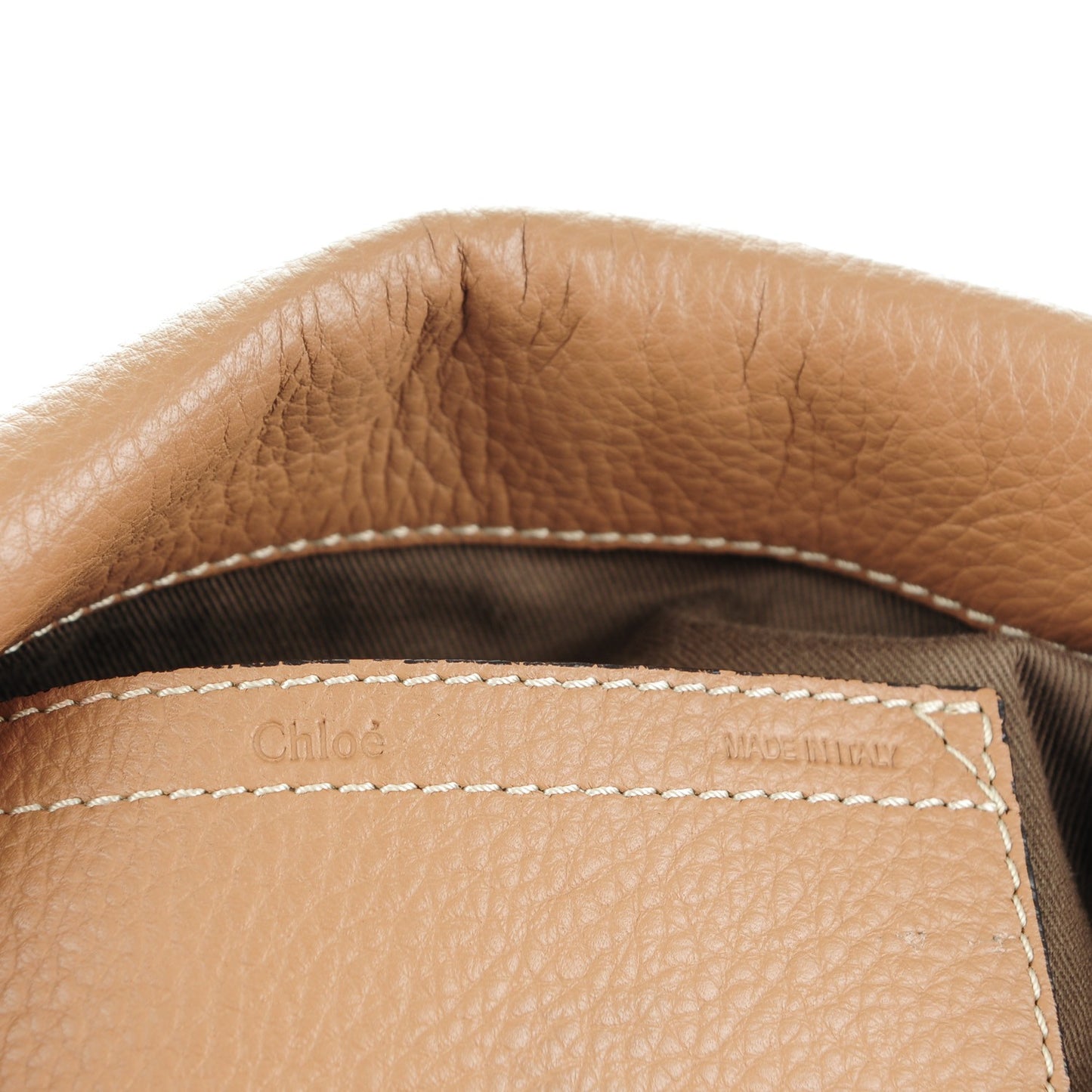 Calfskin Medium Marcie Round Crossbody Bag Nut