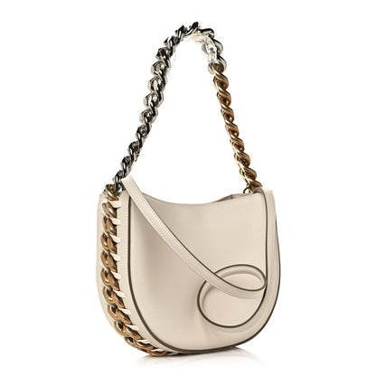 Stella McCartney Eco Alter Nappa Medium Frayme Shoulder Bag Pure White 3 of 12