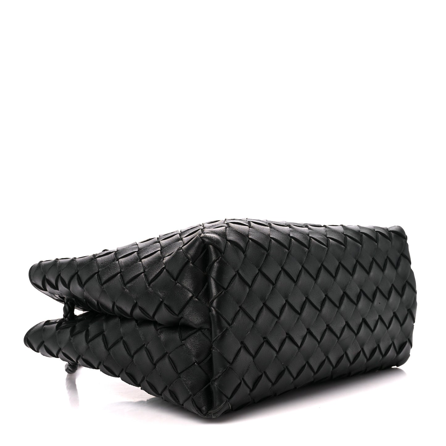Nappa Intrecciato Small Andiamo Shoulder Bag Black