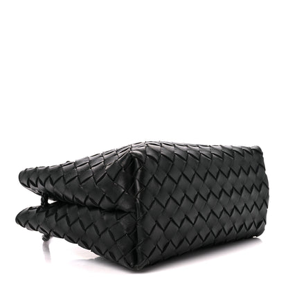 Bottega Veneta Nappa Intrecciato Small Andiamo Shoulder Bag Black 4 of 10