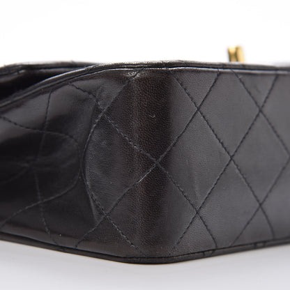 Chanel Lambskin Quilted Small Double Flap Black 9 of 11
