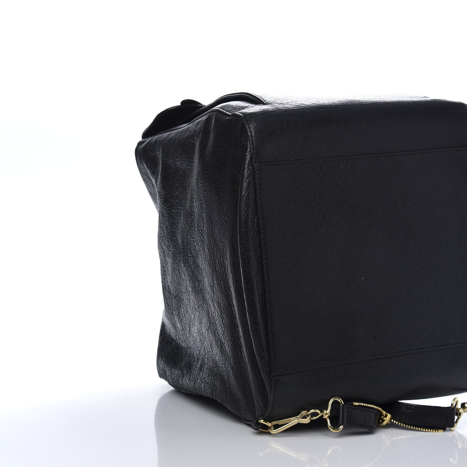 Balenciaga Agneau Giant 12 Gold Hardware Zip Traveler Backpack Black 5 of 10