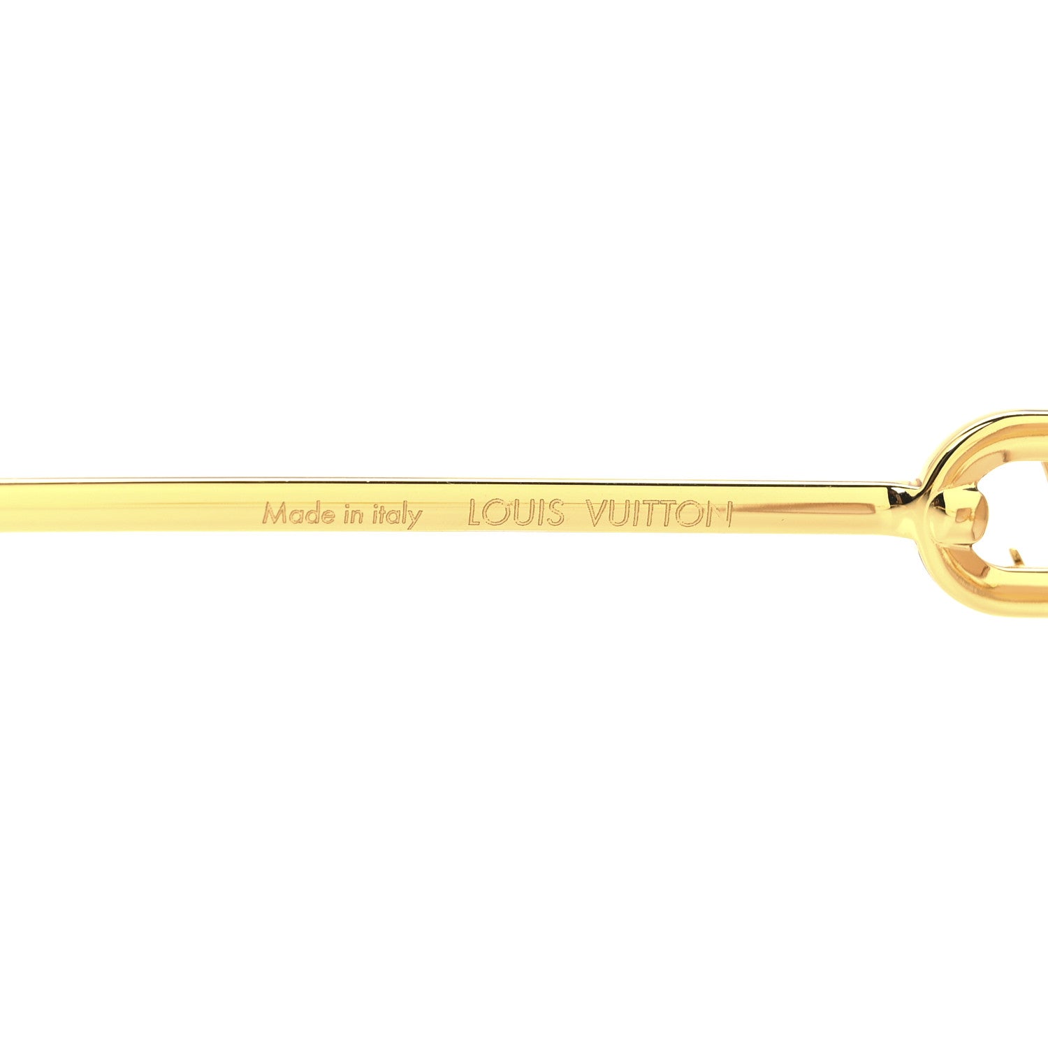 Louis Vuitton Metal LV Link One Cat Eye Sunglasses Z1771E Pink Glitter 5 of 7