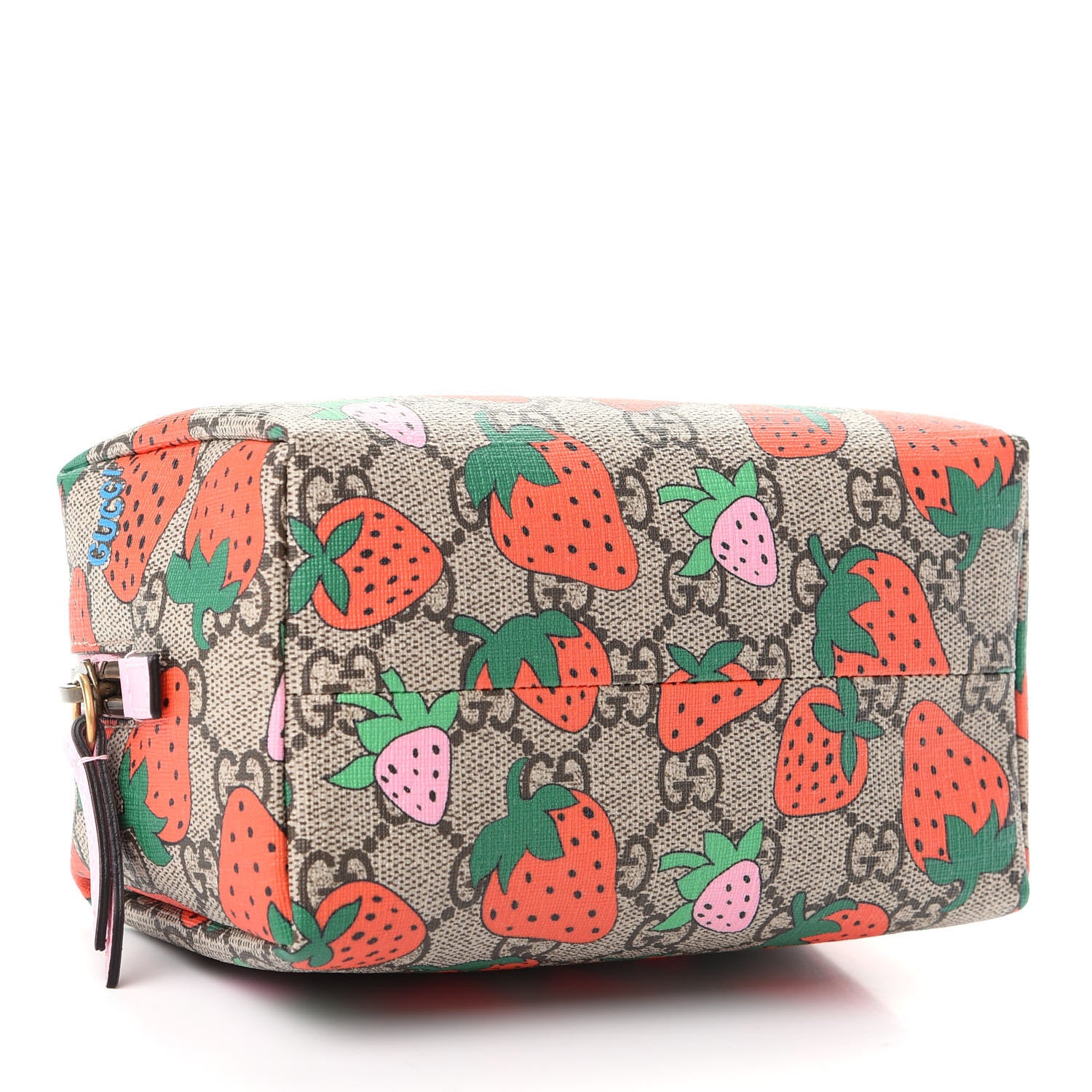 Gucci GG Supreme Monogram Strawberry Cosmetic Case 4 of 9