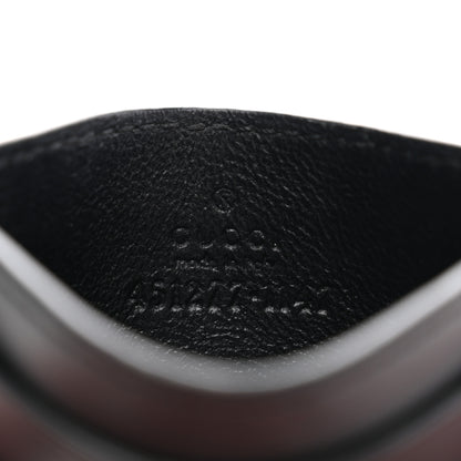 Gucci GG Supreme Monogram Kingsnake Card Holder Black Grey 6 of 9