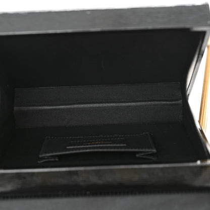 Saint Laurent Patent Monogram Small Kate Slide Chain Crossbody Box Bag Black 5 of 12