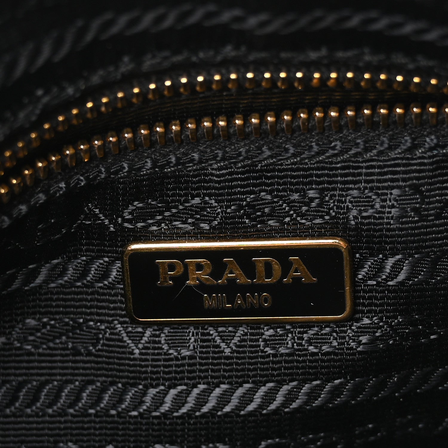 Prada Vitello Daino Pochette Bag Black 6 of 12