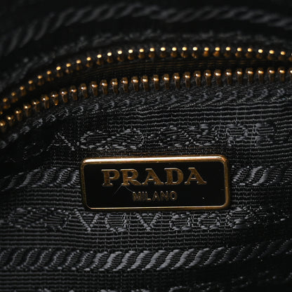 Prada Vitello Daino Pochette Bag Black 6 of 12