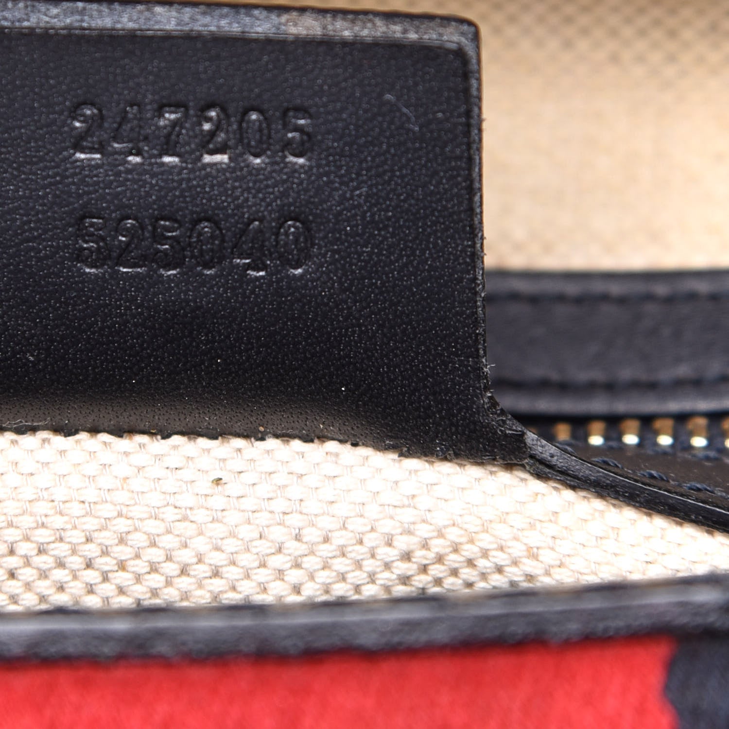 Gucci Monogram Selleria Calfskin Vintage Web Medium Boston Beige Blue 7 of 18