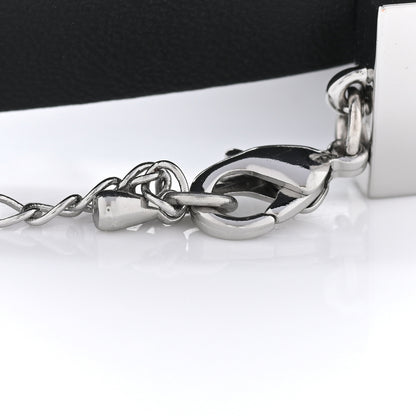 Christian Dior Calfskin Dior Bee Double Bracelet Black 5 of 5