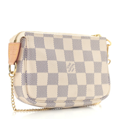 Louis Vuitton Damier Azur Mini Pochette Accessories 3 of 8