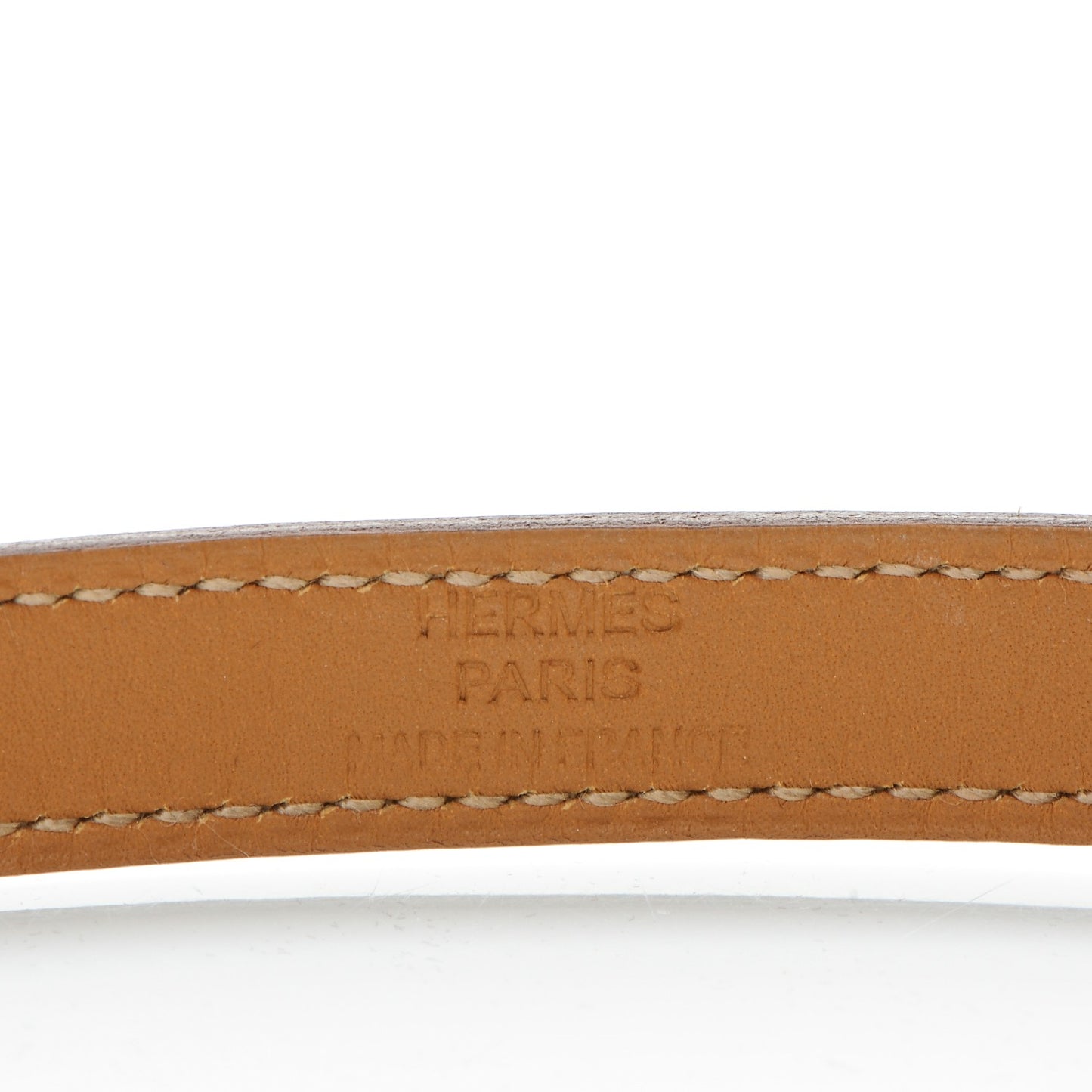 Barenia Kelly Double Tour Bracelet XS Fauve