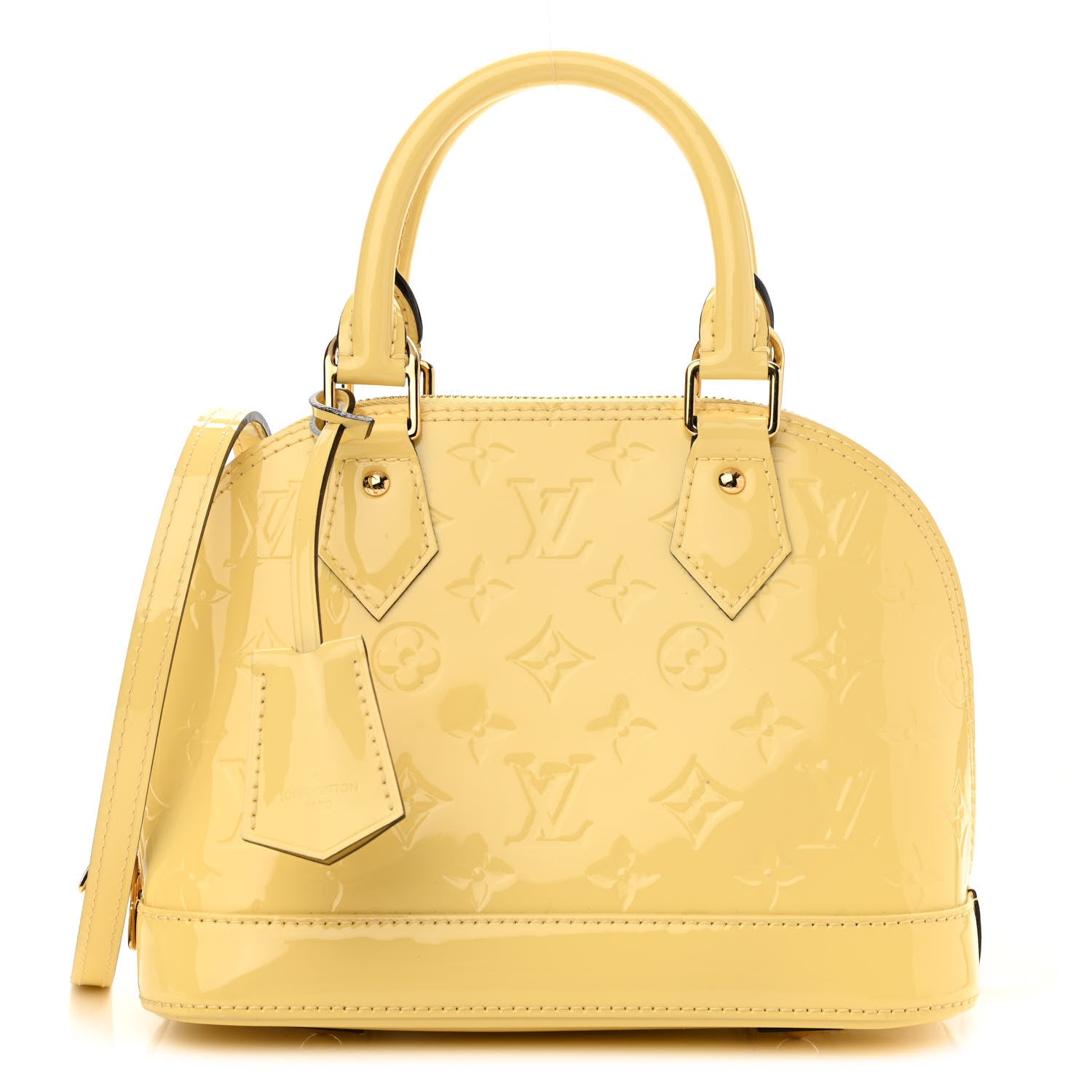 Louis Vuitton Vernis Alma BB Citrine 1 of 11