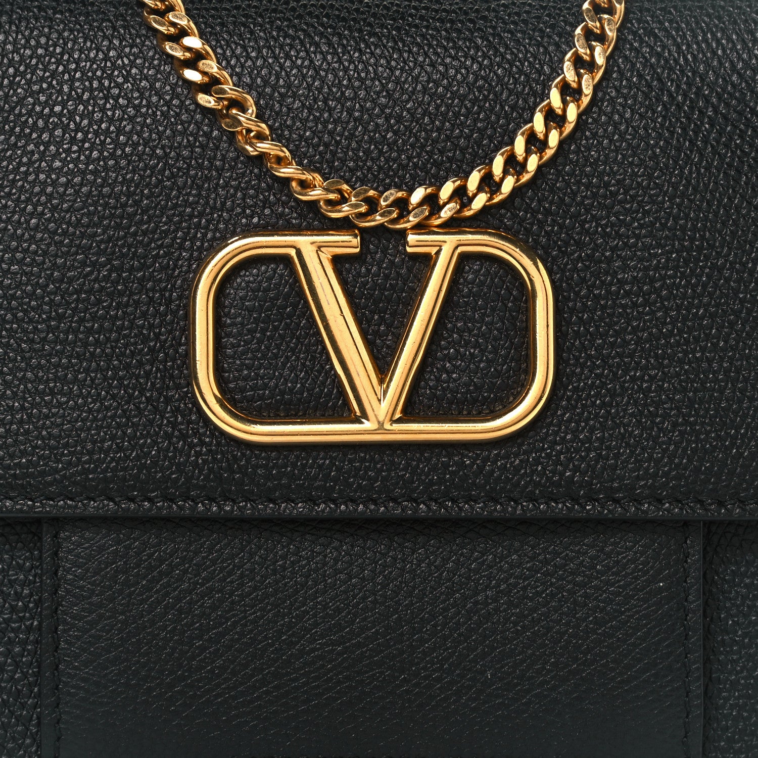 Valentino Garavani Calfskin VLogo Crossbody Bag Black 7 of 10