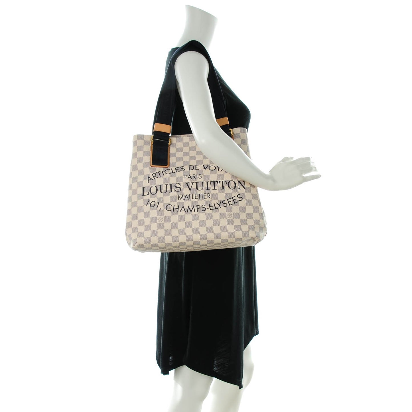 Damier Azur Beach Cabas PM