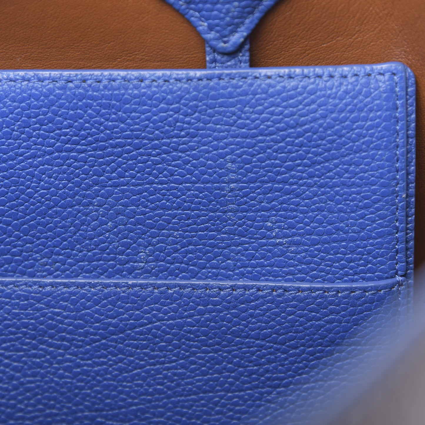 Metallic Visetos Medium Kira Shopper Tote Black Blue