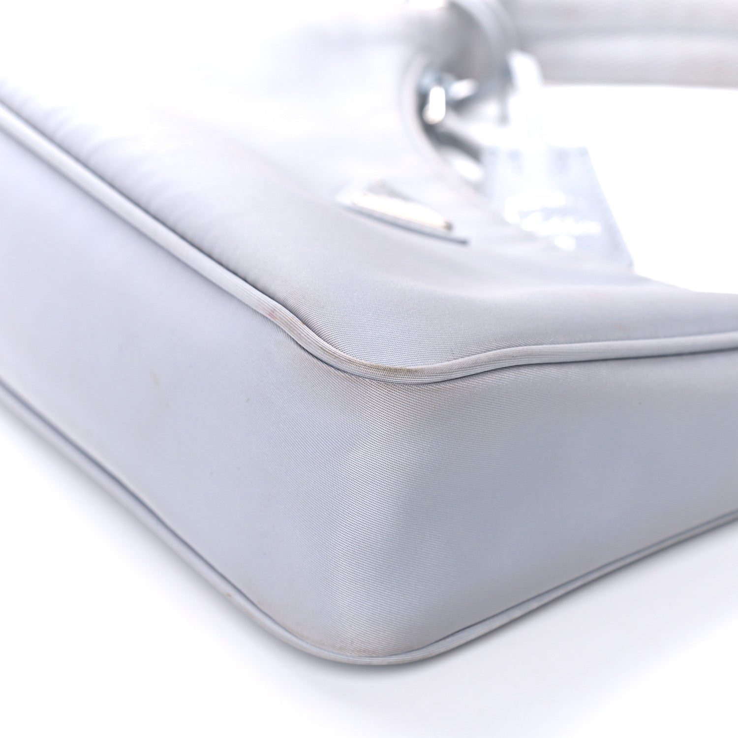 Prada Re-Nylon Saffiano Mini Re-Edition 2005 Bag Fiordaliso 8 of 16