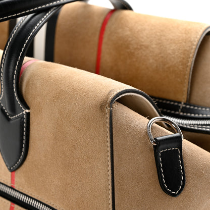 Burberry Suede Southcombe Duffle Bag Archive Beige 9 of 9