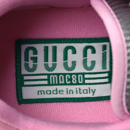 Gucci Dali Soft Calfskin Womens Mac80 Sneakers 37 Off White Grey Sky Light Rose 9 of 14