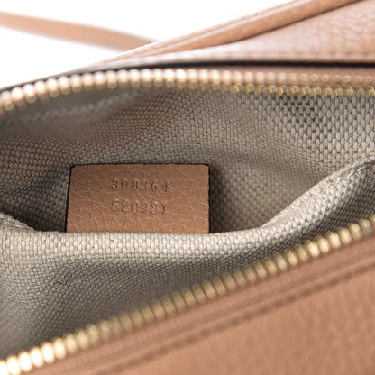 Gucci Pebbled Calfskin Small Soho Disco Bag Camelia 6 of 10