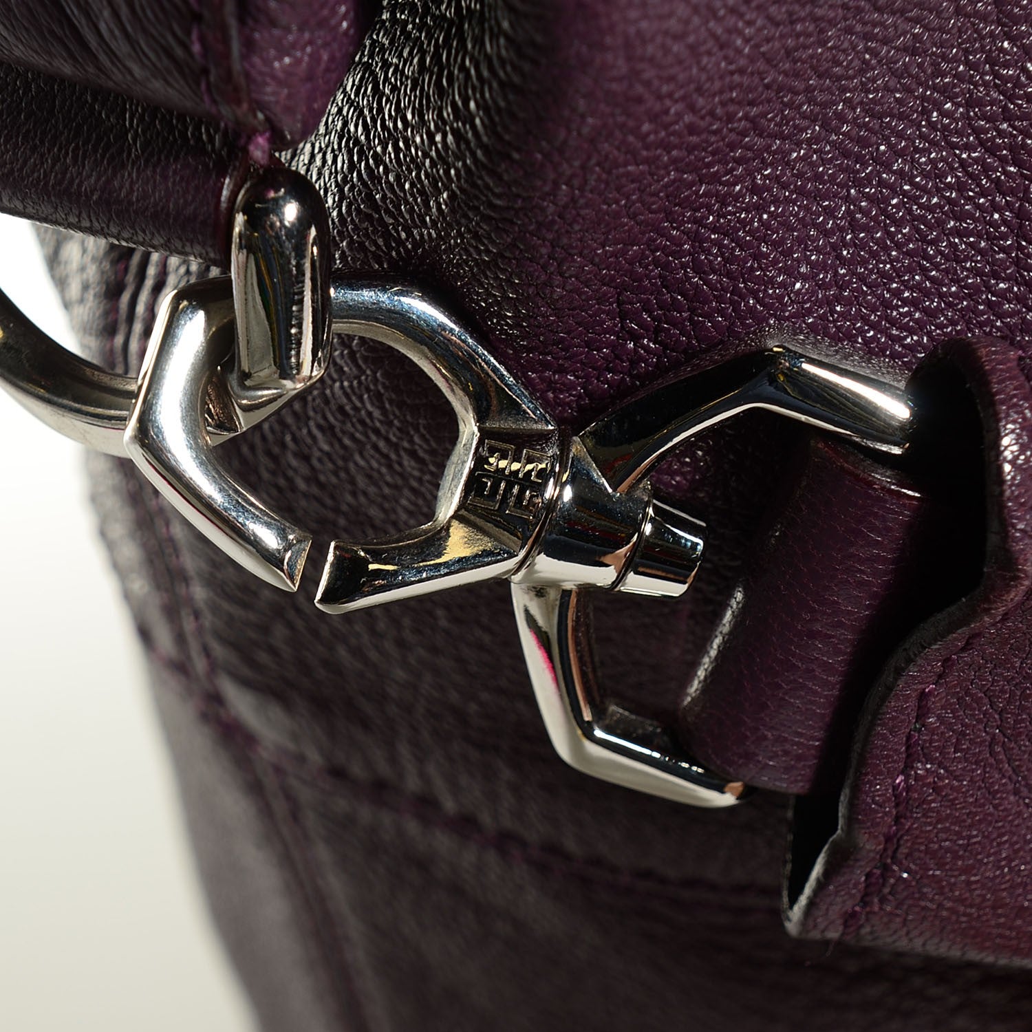 Givenchy Sugar Goatskin Medium Nightingale Aubergine 9 of 10