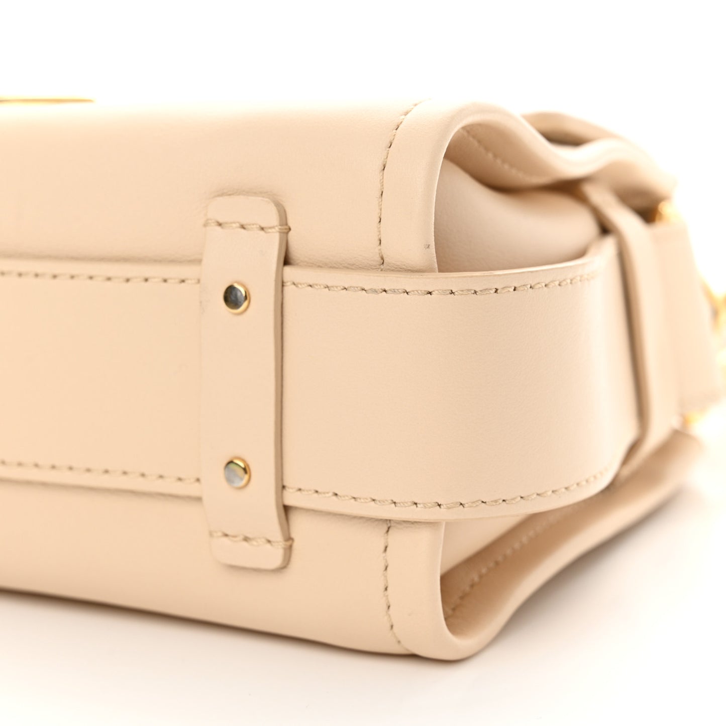 Calfskin Mini Tess Day Bag Sweet Beige