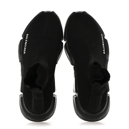 Balenciaga Neoprene Knit Womens Speed Sneakers 37 Black 2 of 9
