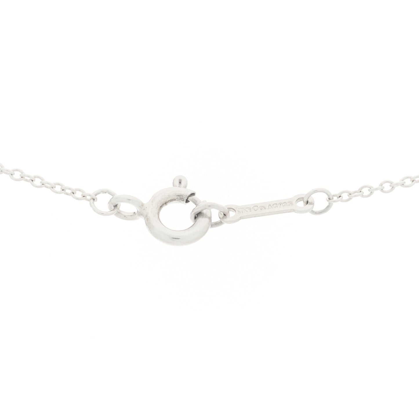 Sterling Silver Small Paloma Picasso Loving Heart Pendant Necklace