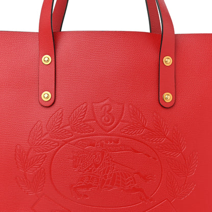 Burberry Haymarket Check Small Reversible Tote Red 10 of 20