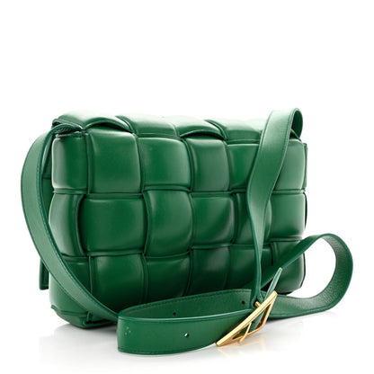 Bottega Veneta Nappa Maxi Intreccio Padded Cassette Crossbody Bag Racing Green 3 of 11