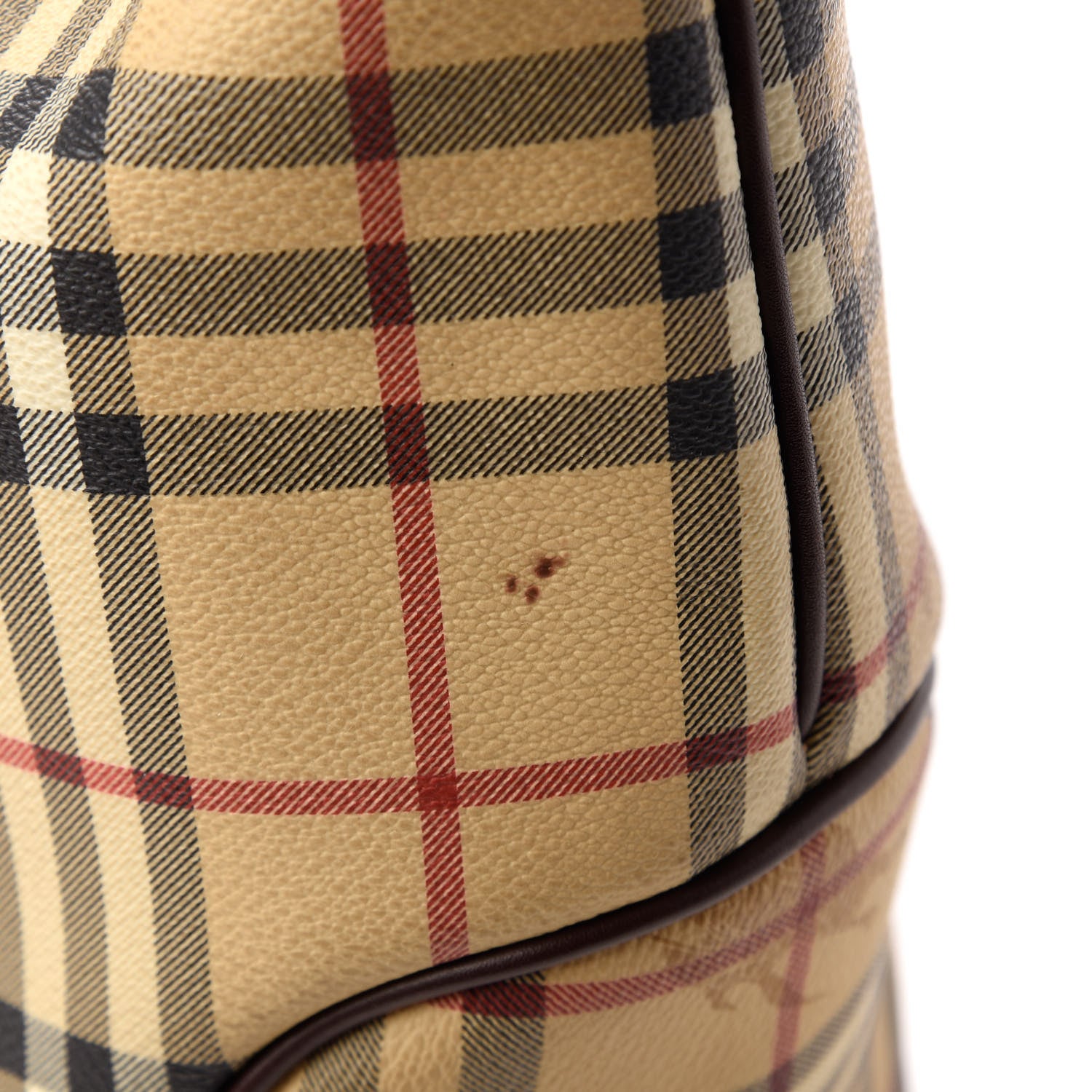 Burberry Haymarket Check Hobo Chocolate 12 of 12