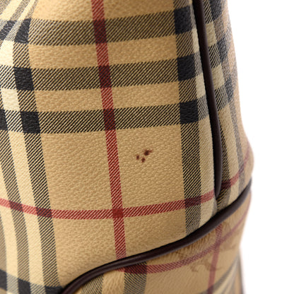 Burberry Haymarket Check Hobo Chocolate 12 of 12